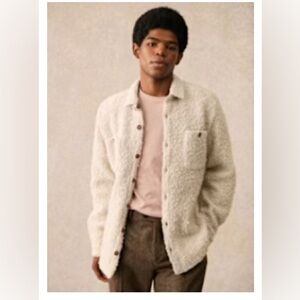 octobre Frost Overshirt Ecru - Size M